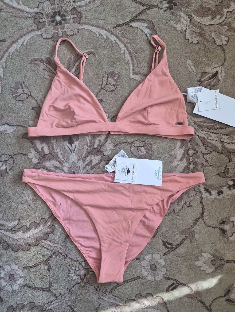 NWT O'Neill Saltwater Solids Bikini Set - L